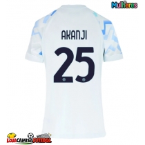 Camisa de Futebol Inter Milan Manuel Akanji #25 Equipamento Secundário Mulheres 2025-26 Manga Curta
